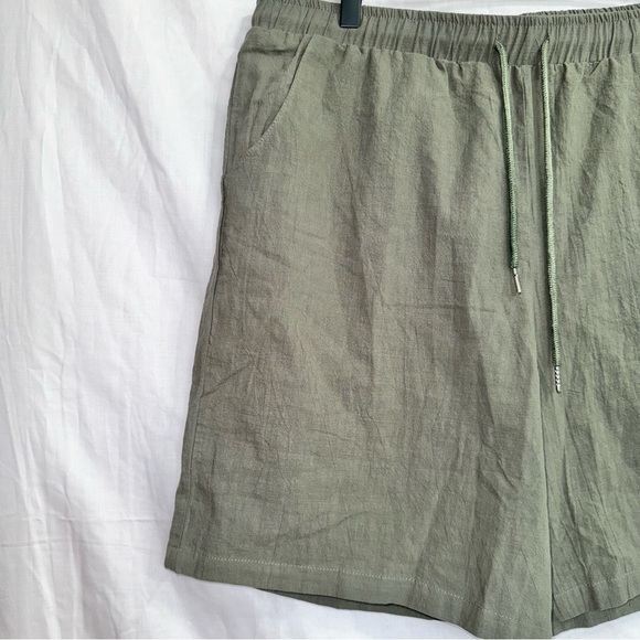 Icon Swim NWT Green Linen Mesh Liner Swim Trunks size XXL - Picture 2 of 4